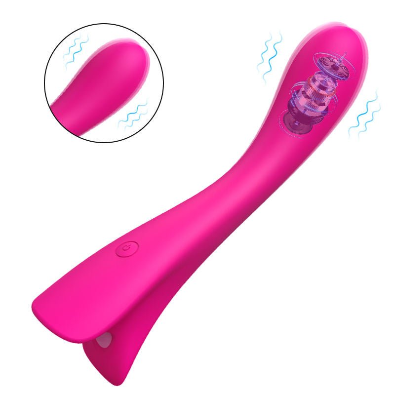 Soft Silicone G Spot Vibrator Strong Vibration Waterproof Sexy Toy for Ladies - Lovetoys wholesales shop