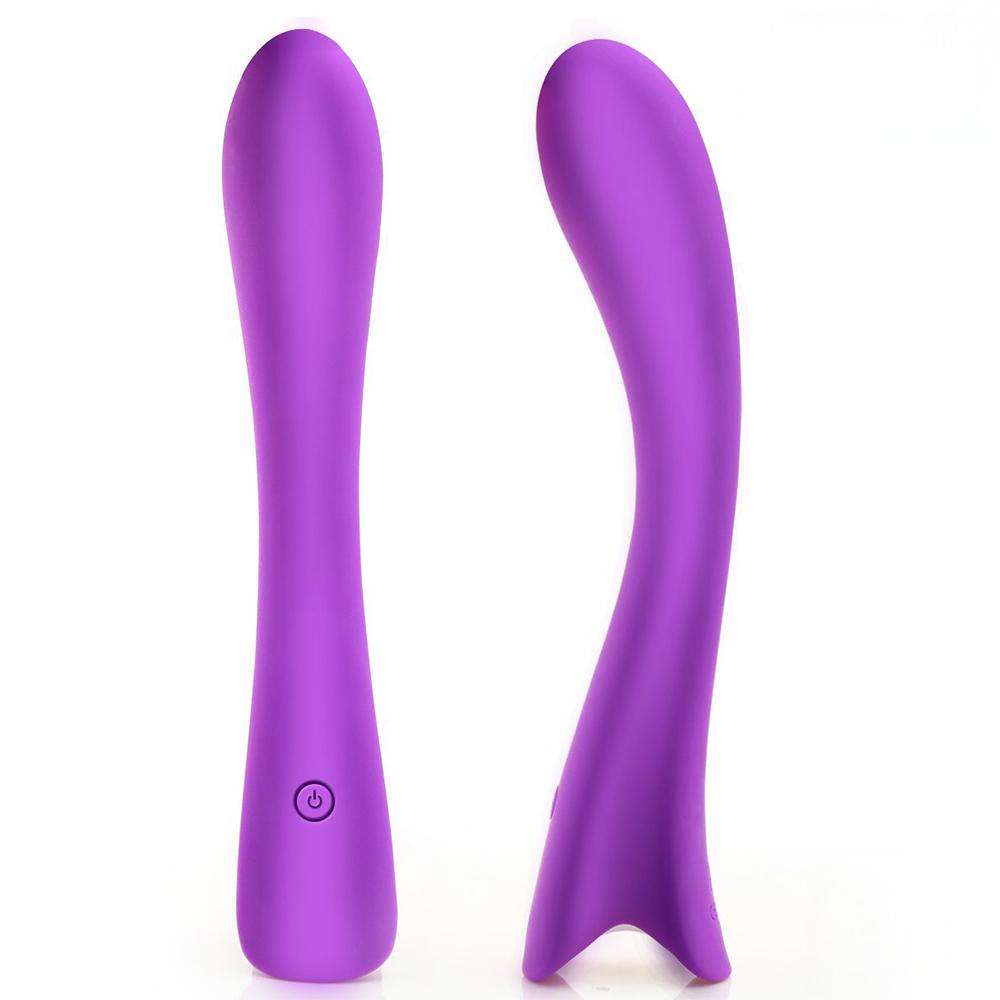 Soft Silicone G Spot Vibrator Strong Vibration Waterproof Sexy Toy for Ladies - Lovetoys wholesales shop