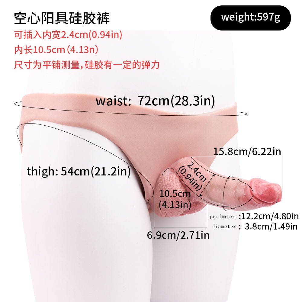 Strap - On Realistic Dildo Sleeve Panties - Lovetoys wholesales shop