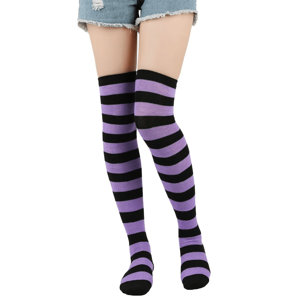 Stripe Stocking Swomen Over The Knee Socks - Lovetoys wholesales shop