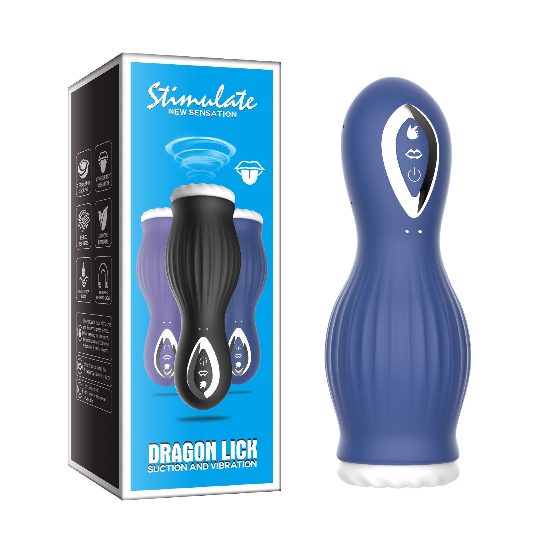 Sucking Masturbator Man Oral Masturbation Cup for Vagina - Lovetoys wholesales shop