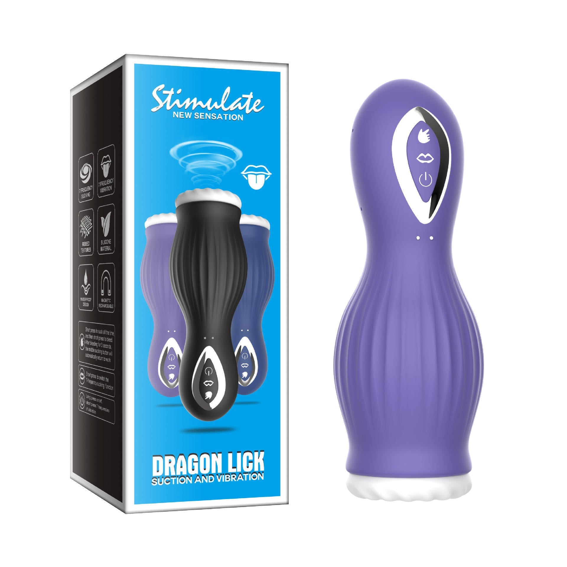 Sucking Masturbator Man Oral Masturbation Cup for Vagina - Lovetoys wholesales shop