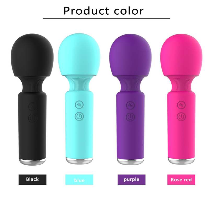 Super Vibration Stick Mini AV Wand Vibrator Female Sex Toys Masturbation Massage Stick - Lovetoys wholesales shop
