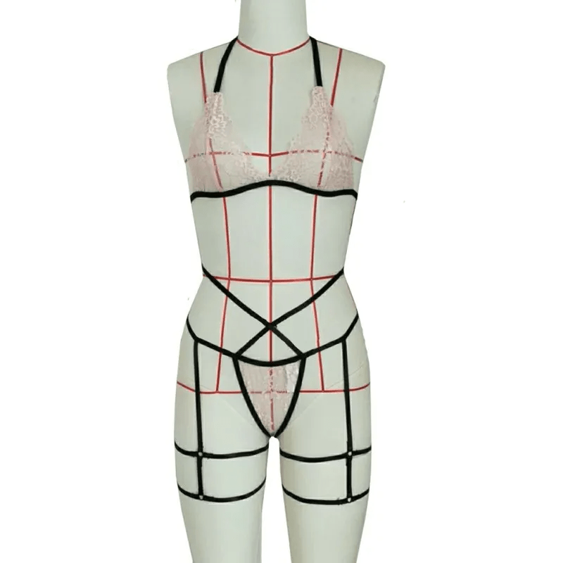 T10384694 Women'S Sexy See - Through Lace Lingerie Set - Lovetoys wholesales shop