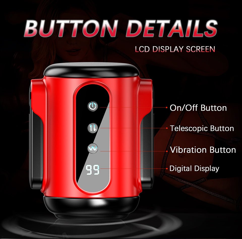 Telescopic vibrating Masturbator airplane cup electric fully automatic - Lovetoys wholesales shop