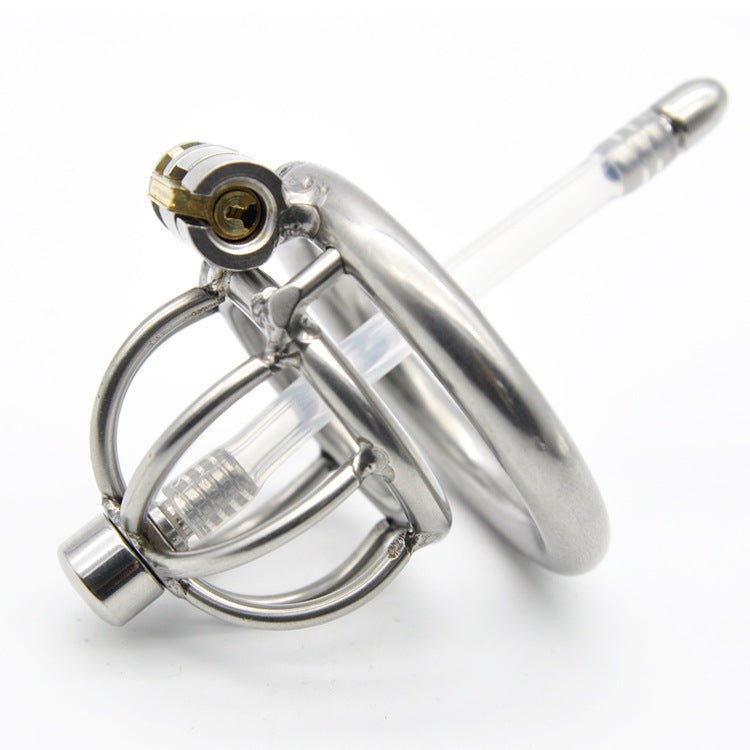 The Pen Deluxe Stainless Steel Locking Chastity Cage - Lovetoys wholesales shop