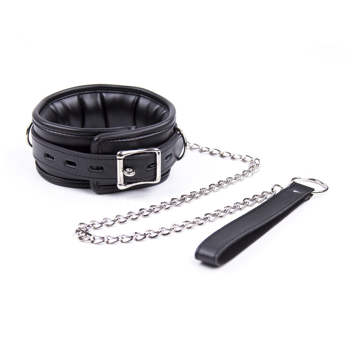 Thick D Ring Neck Collar - Lovetoys wholesales shop