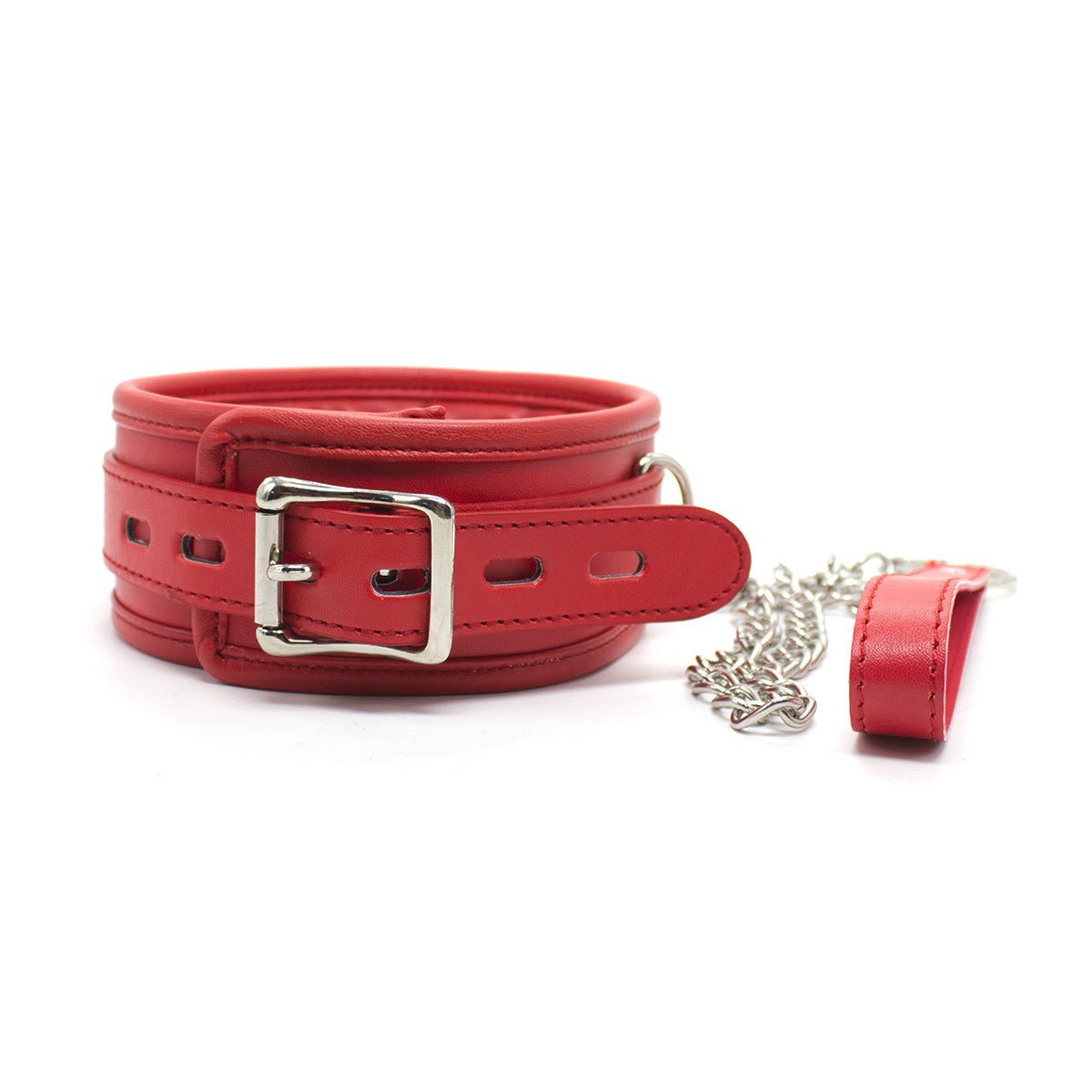 Thick D Ring Neck Collar - Lovetoys wholesales shop