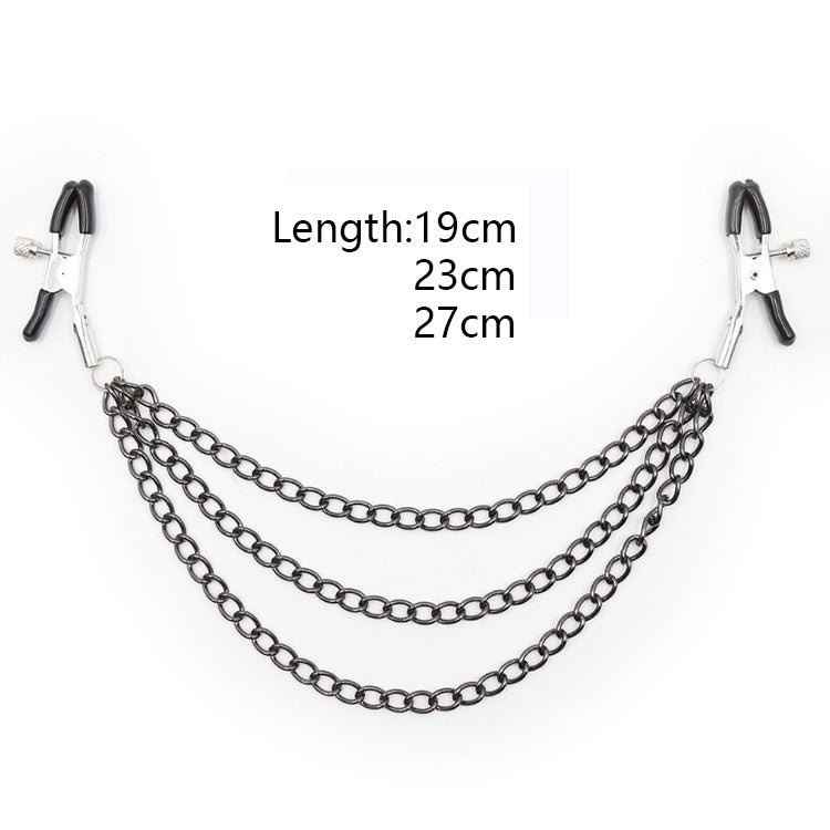 Three Chain Nipple Clamp - Lovetoys wholesales shop