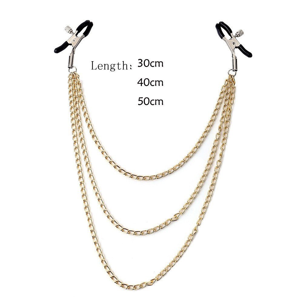 Three Chain Nipple Clamp - Lovetoys wholesales shop