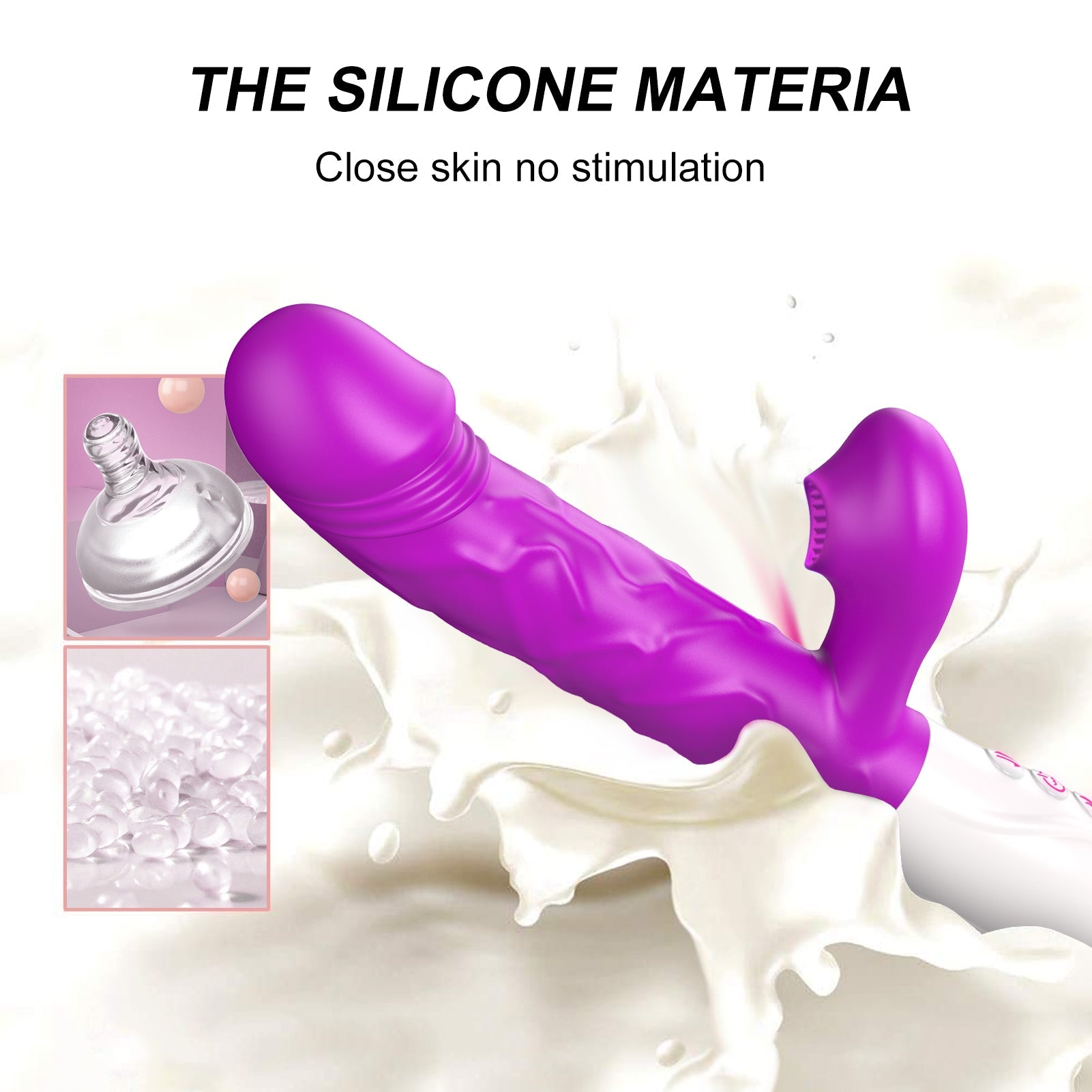 Thrusting Sucking Rabbit Vibrator - Lovetoys wholesales shop