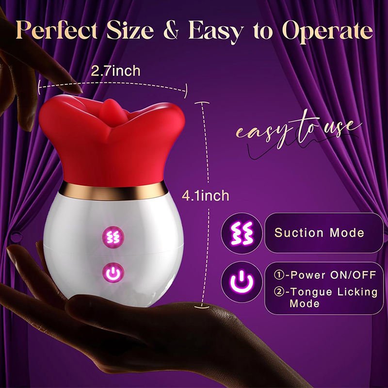 Tongue Licking and Sucking Clit Sucking Vibrator - Lovetoys wholesales shop