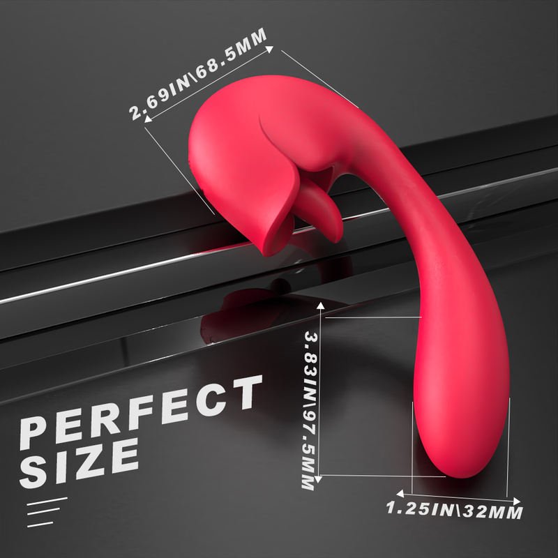 Tongue Licking Vibration Soothing Massage and Masturbator Sex Vibrator - Lovetoys wholesales shop