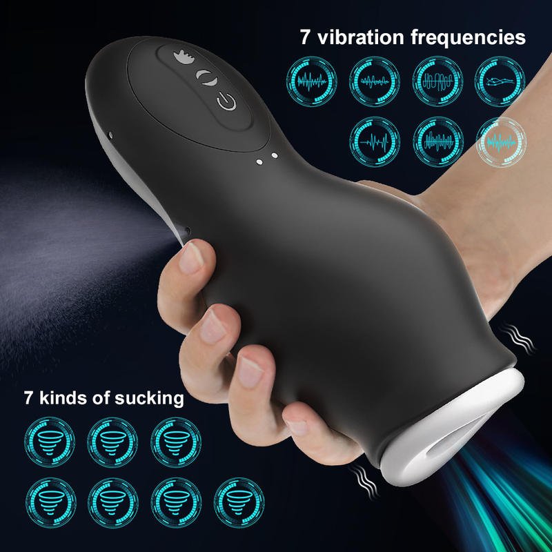 TPE Sex Toy Vibrating Male Penis Training Massage Masturbator - Lovetoys wholesales shop