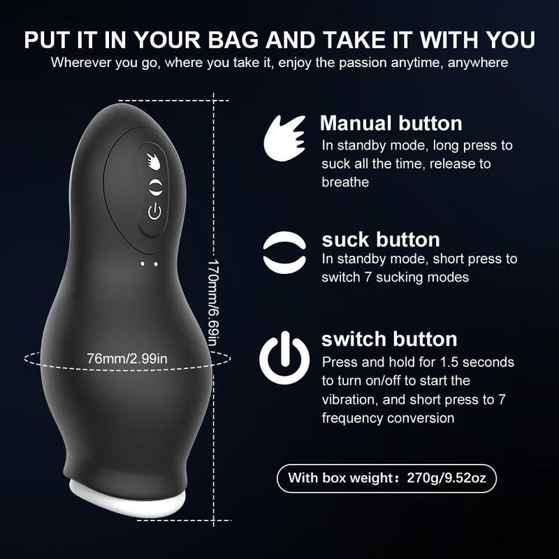 TPE Sex Toy Vibrating Male Penis Training Massage Masturbator - Lovetoys wholesales shop
