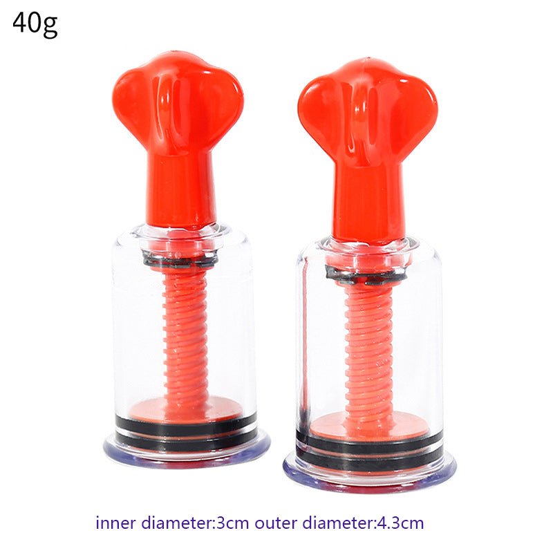 Twist Nipple Suckers - Red - Lovetoys wholesales shop