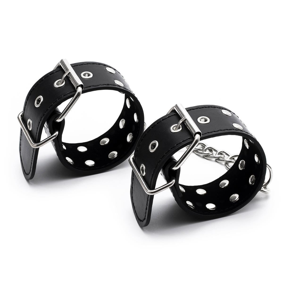 Two Row Nail Buckle Hand Cuffs - Lovetoys wholesales shop