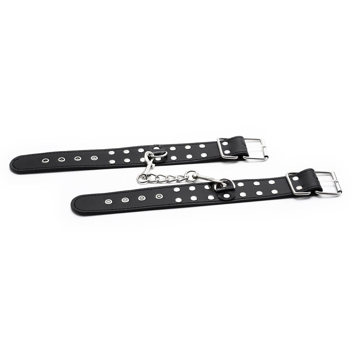 Two Row Nail Buckle Hand Cuffs - Lovetoys wholesales shop