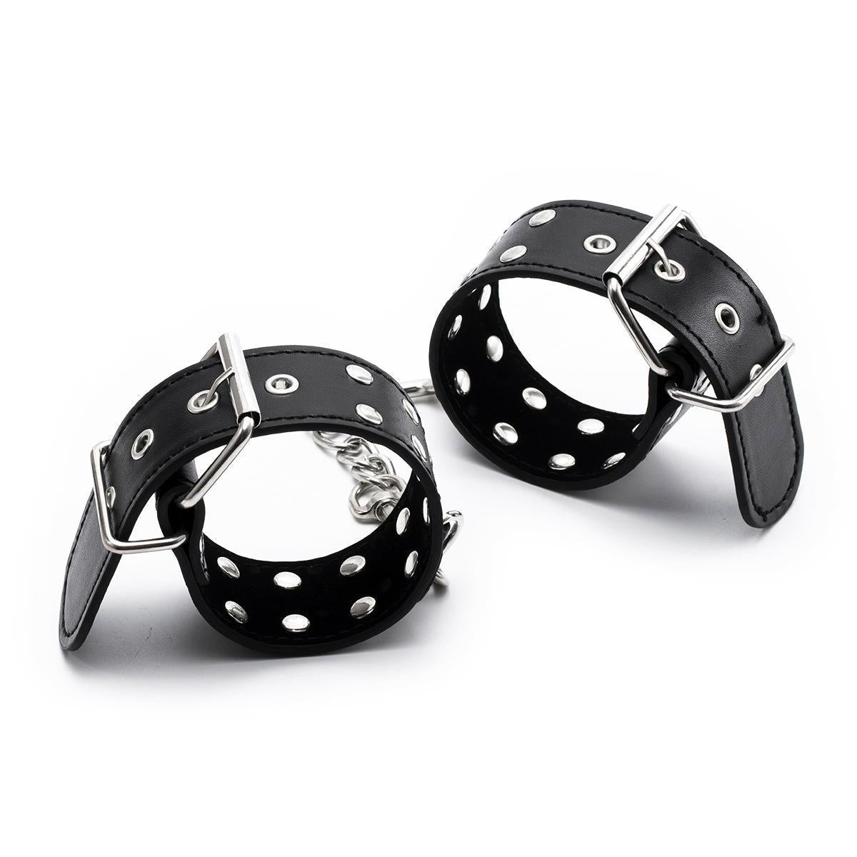 Two Row Nail Buckle Hand Cuffs - Lovetoys wholesales shop