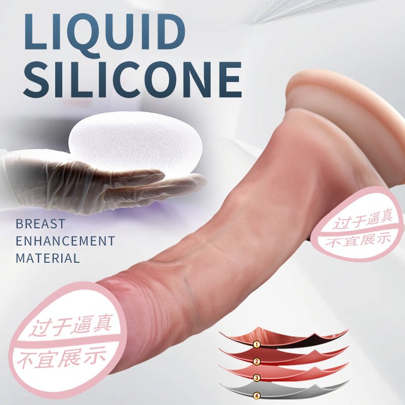 Ultra Realistic Dildo with Suction Cup - 6.7 inch - Lovetoys wholesales shop