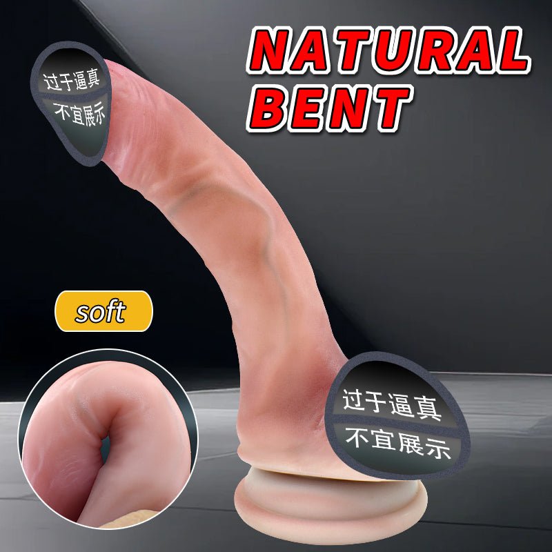 Ultra Realistic Dildo with Suction Cup - 6.7 inch - Lovetoys wholesales shop
