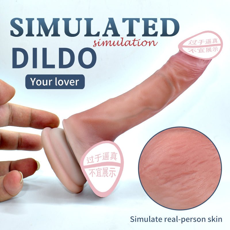 Ultra Realistic Dildo with Suction Cup - 6.7 inch - Lovetoys wholesales shop