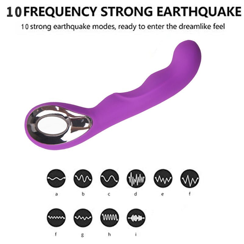 USB Charging 10 Frequency G - Spot Massager Vaginal Vibrators - Lovetoys wholesales shop