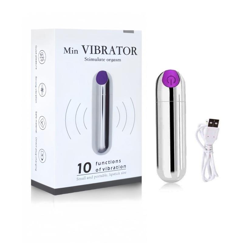 USB Rechargeable Vibration Massage Mini Bullet Vibrator Sex Toy for Women Masturbation - Lovetoys wholesales shop