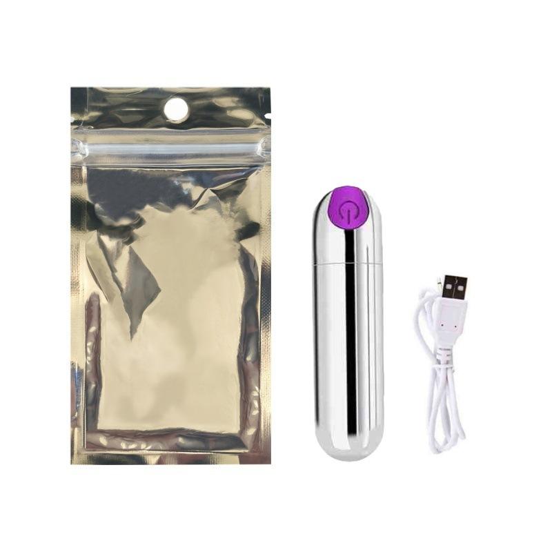USB Rechargeable Vibration Massage Mini Bullet Vibrator Sex Toy for Women Masturbation - Lovetoys wholesales shop