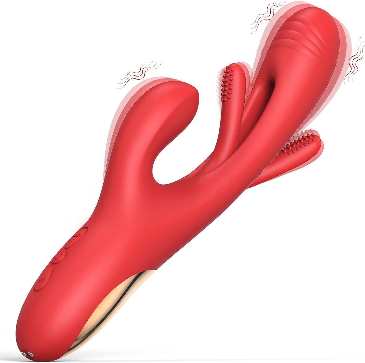 Vagina G - spot Masturbation 3 in 1 Women Sex Toys Rabbit Vibrators - Lovetoys wholesales shop