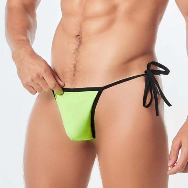 New Thin Bandaged Mesh Panty For Men