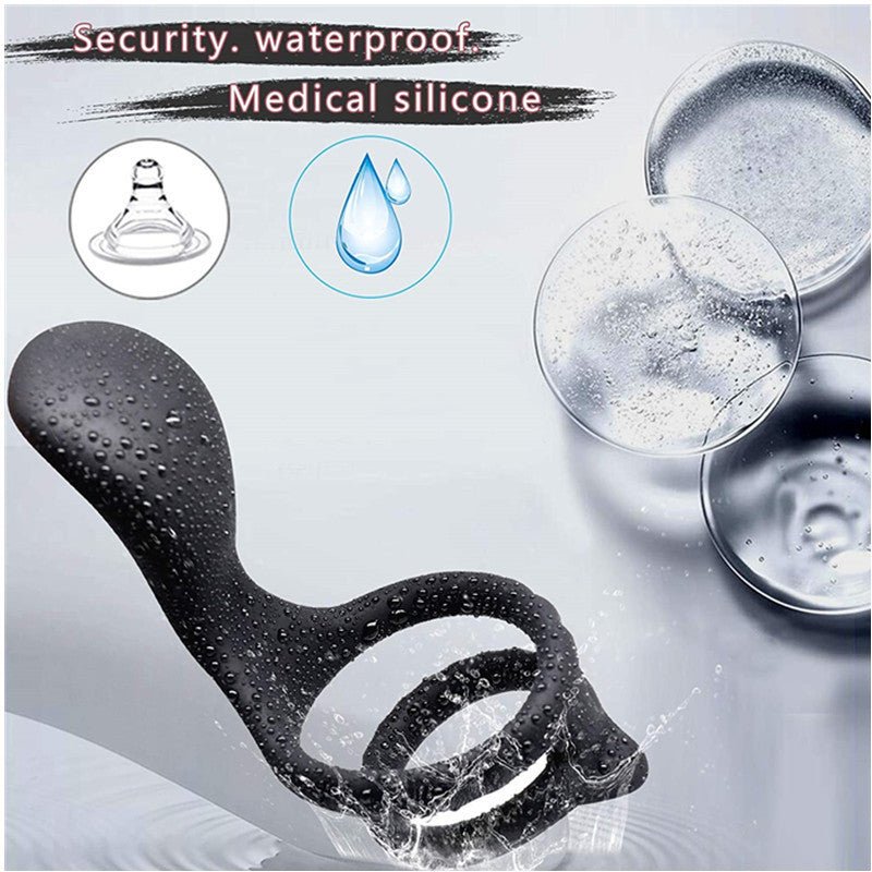 Vibrating Dual Cock Ring - Lovetoys wholesales shop