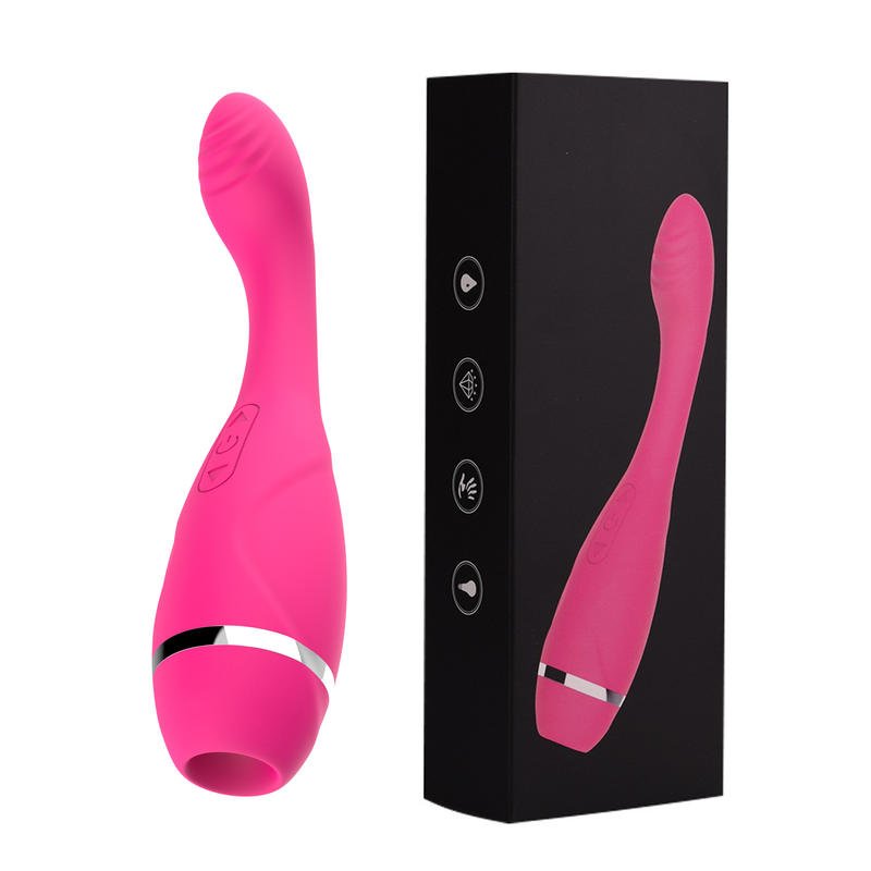 Vibrating G - spot Vibrator Stick 8 Vibration Modes 5 Sucking Modes - Lovetoys wholesales shop