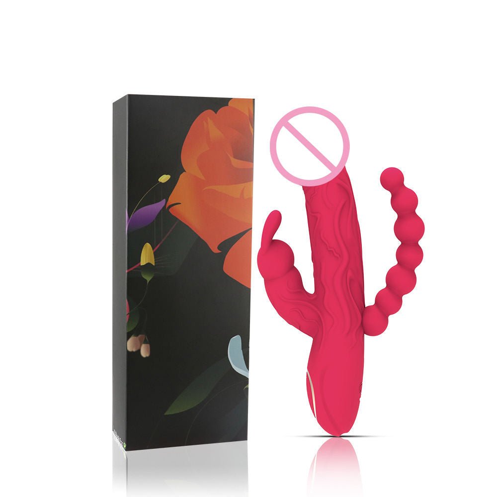 Vibration Anal Bead Massager G - spot Simulation Penis Rabbit Vibrator - Lovetoys wholesales shop