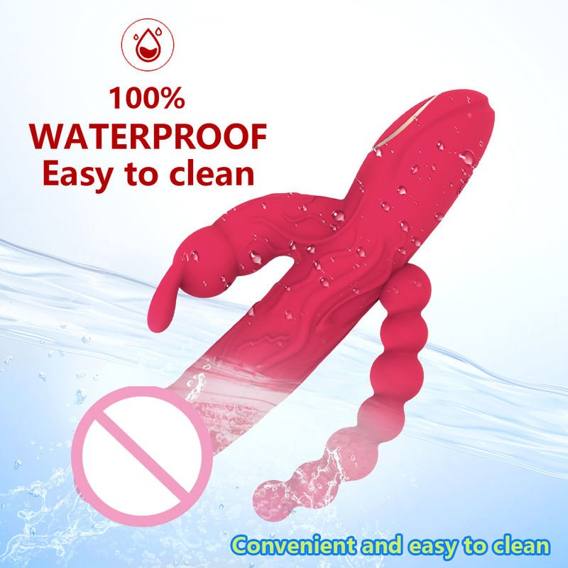Vibration Anal Bead Massager G - spot Simulation Penis Rabbit Vibrator - Lovetoys wholesales shop