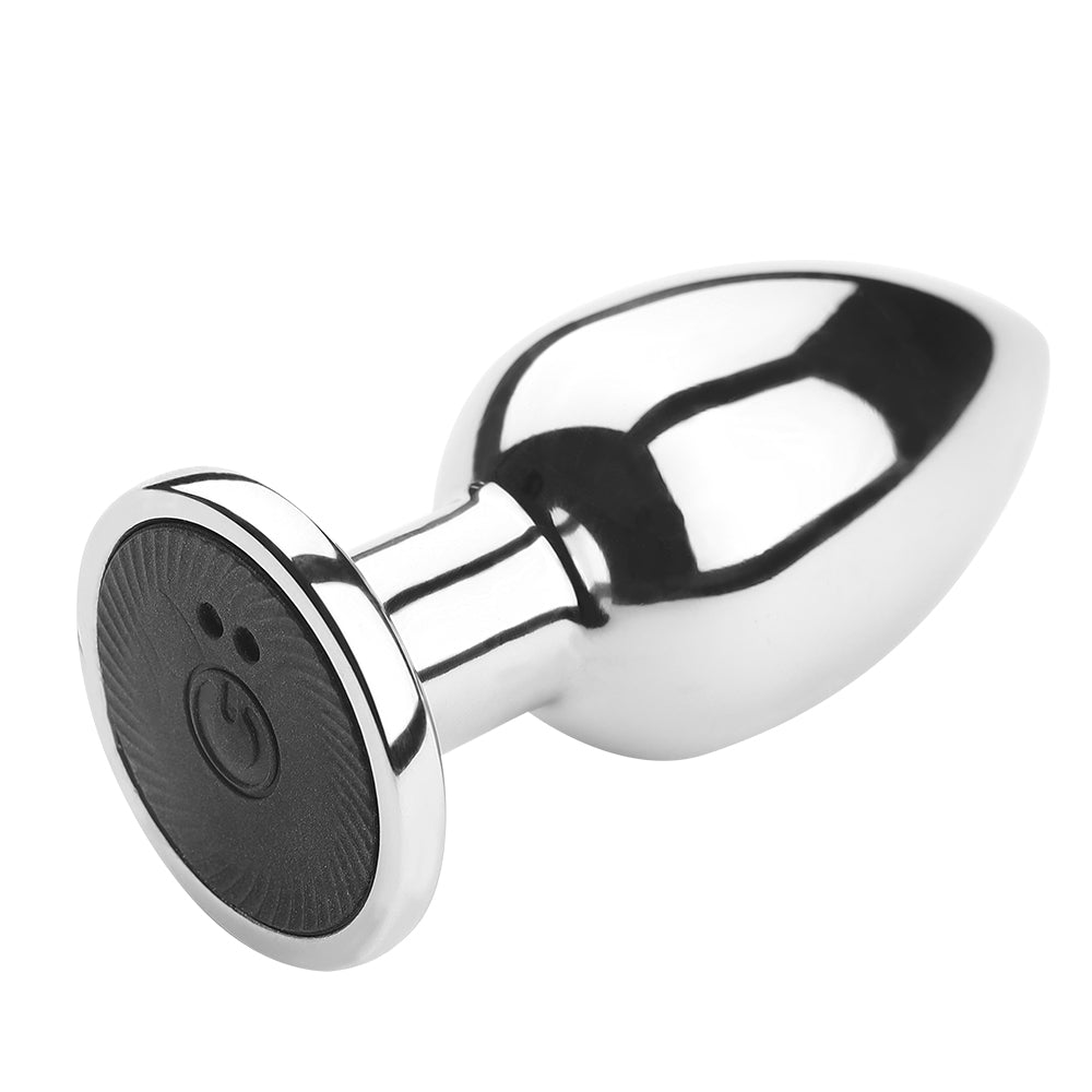 Vibration Stainless Steel Butt Plug - Lovetoys wholesales shop