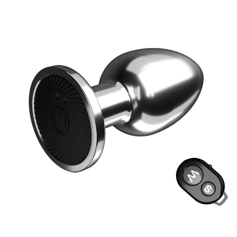 Vibration Stainless Steel Butt Plug - Lovetoys wholesales shop