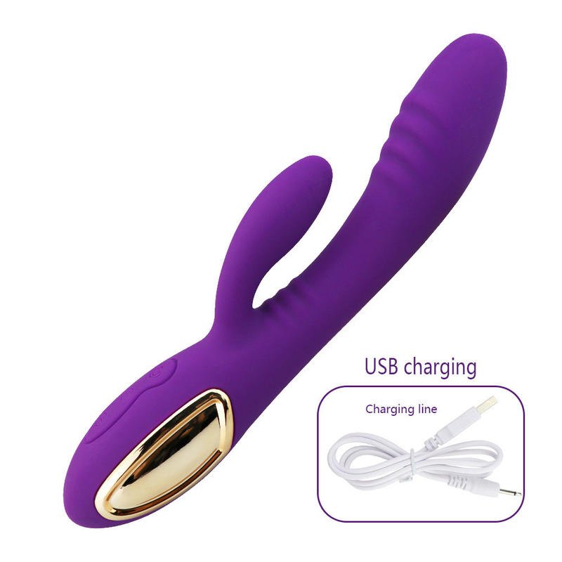 Vibrator Double - head Masturbation G - spot Rabbit Vibrators - Lovetoys wholesales shop
