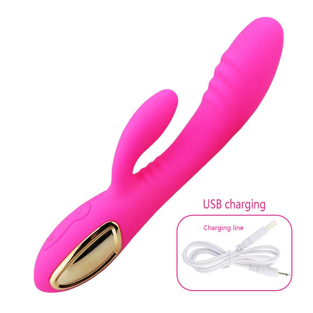 Vibrator Double - head Masturbation G - spot Rabbit Vibrators - Lovetoys wholesales shop