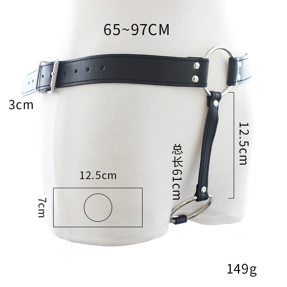Waist Harness with Cock Ring And Plug - Lovetoys wholesales shop