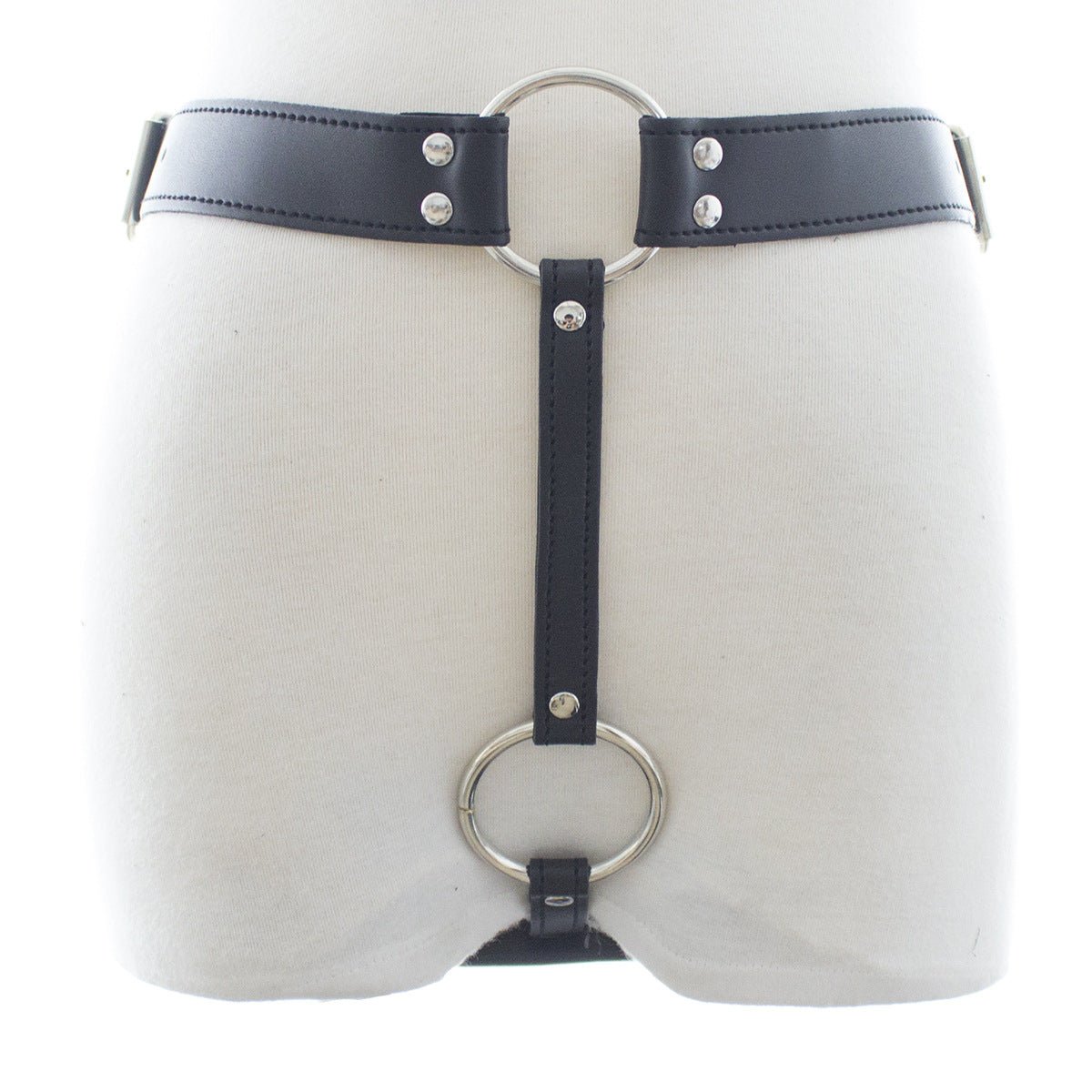 Waist Harness with Cock Ring And Plug - Lovetoys wholesales shop