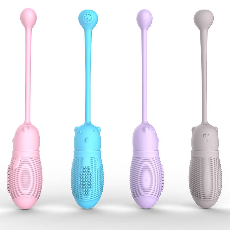 Waterproof Soft Silicone Vagina Balls Massager Exercise Vibrating Love Egg - Lovetoys wholesales shop