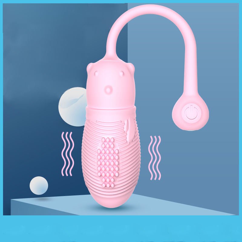 Waterproof Soft Silicone Vagina Balls Massager Exercise Vibrating Love Egg - Lovetoys wholesales shop