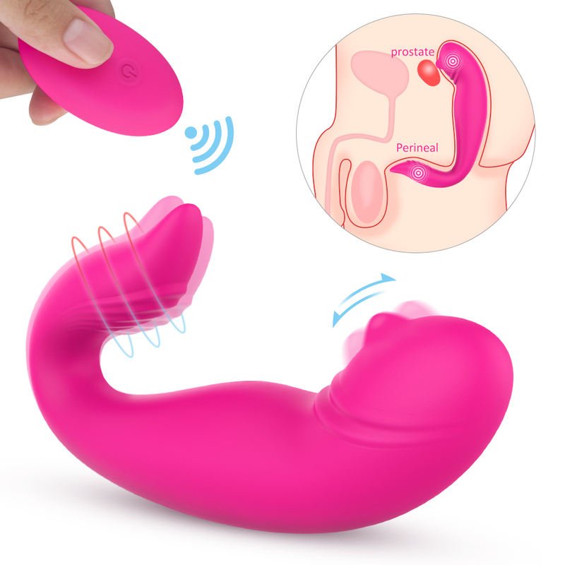 Wearable Butt Anal Plug Female Vibrator Homemade Male Anal Sex Toys - Lovetoys wholesales shop