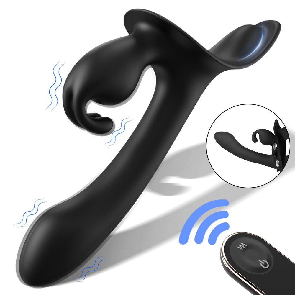 Wearable Lesbian Vibrator Realistic Strap on Vibration Stimulator Soft Silicone Dildo - Lovetoys wholesales shop
