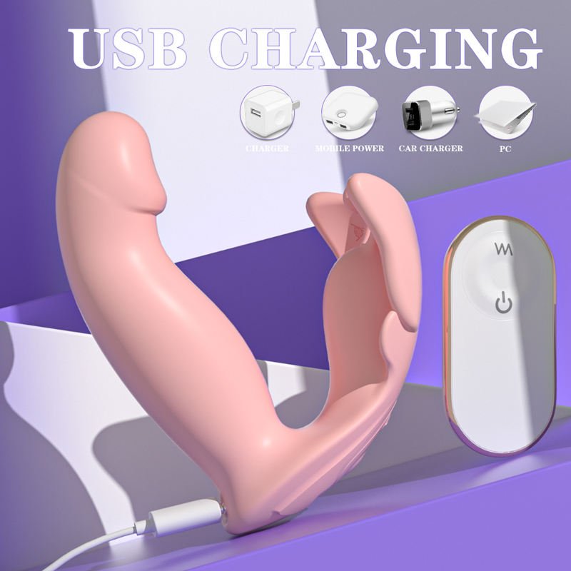 Wearable Wireless Panty Vibrator Vibrating Butterfly Panties for Women - Lovetoys wholesales shop