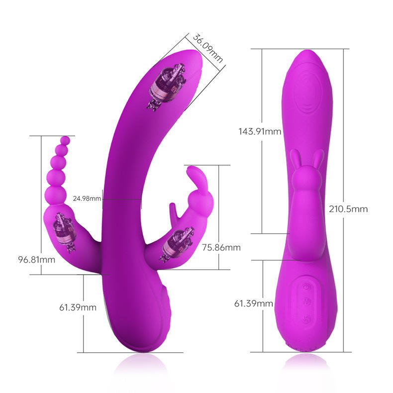 Wholesale 12 Vibration Patterns Handheld G - spot Anal Stimulus Rabbit Vibrators - Lovetoys wholesales shop