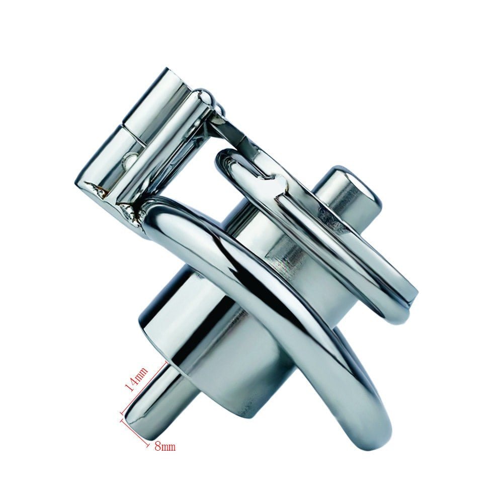 Wolf Tooth Chastity Cage With Penis Plug - Lovetoys wholesales shop