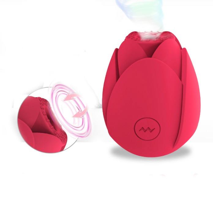Woman Clitoris Nipple Massage Power Rose Flower Bud Vibrator - Lovetoys wholesales shop