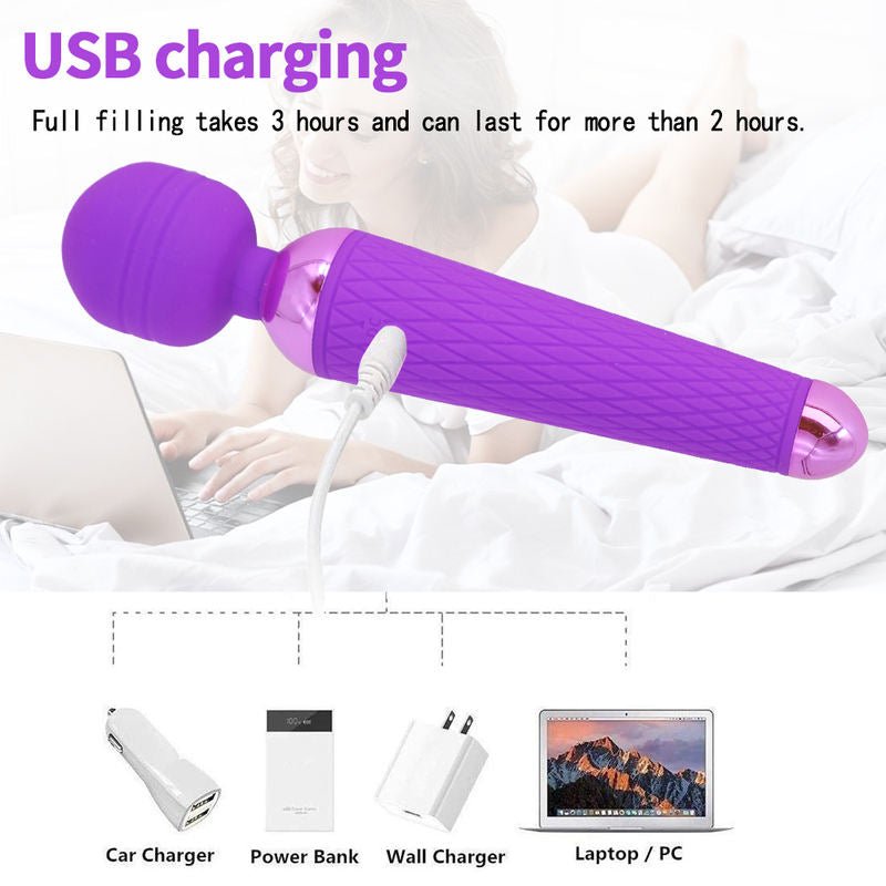 Woman Handheld Av Wand Massager Female Masturbation Adult Sex Toys - Lovetoys wholesales shop